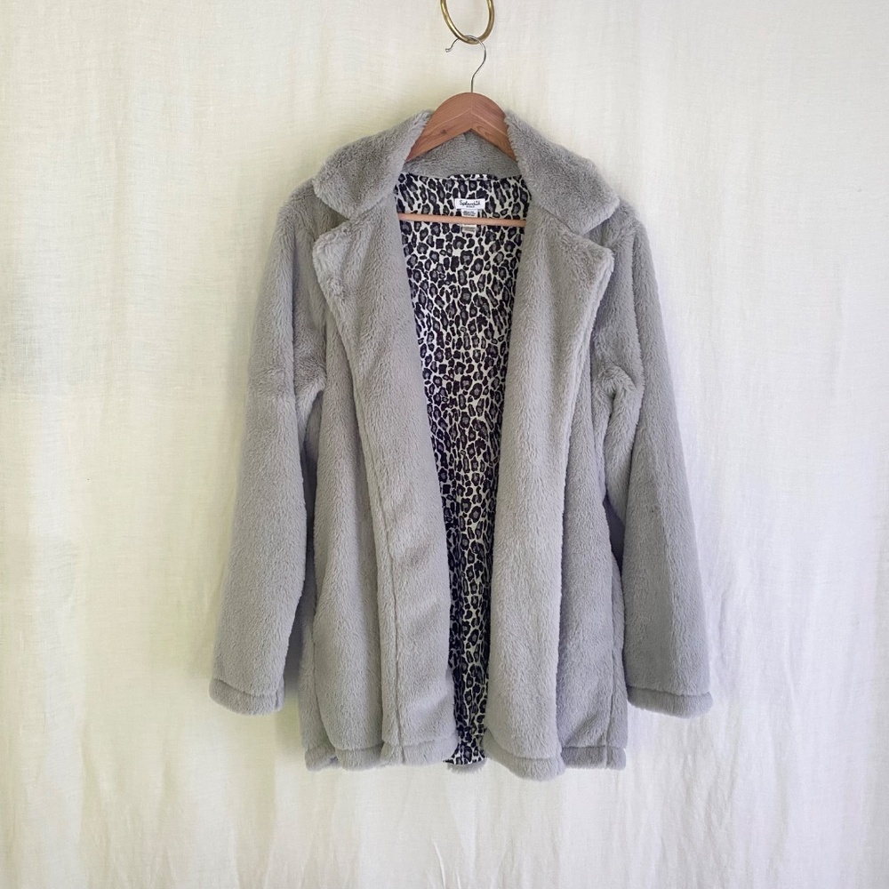 Splendid Gray Teddy Jacket